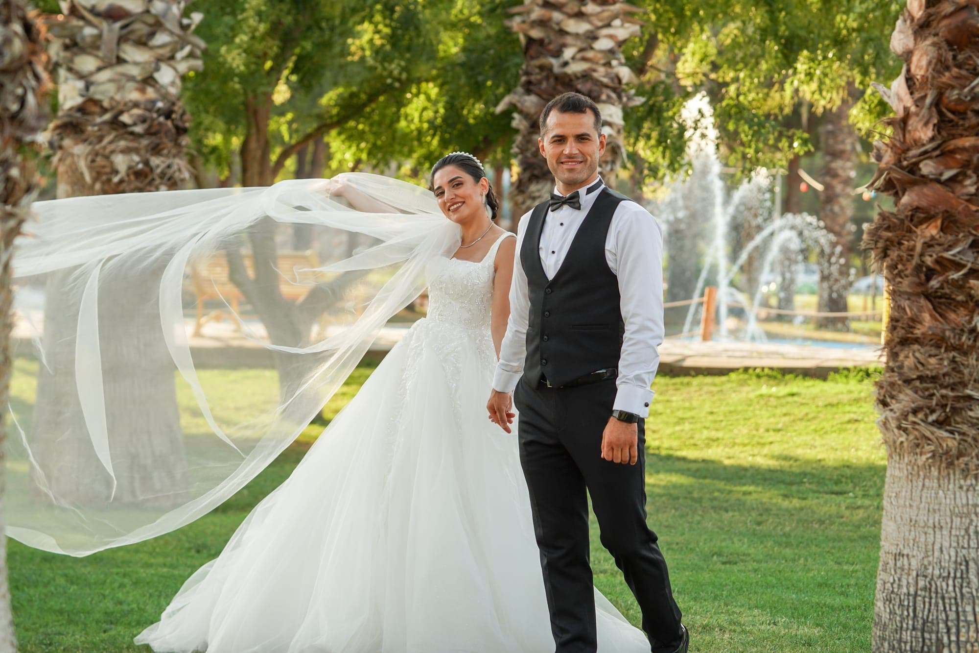 Samet çiftinin düğün çekimi — gelin & damat pozu · Ador Ajans düğün fotoğrafçısı, İstanbul